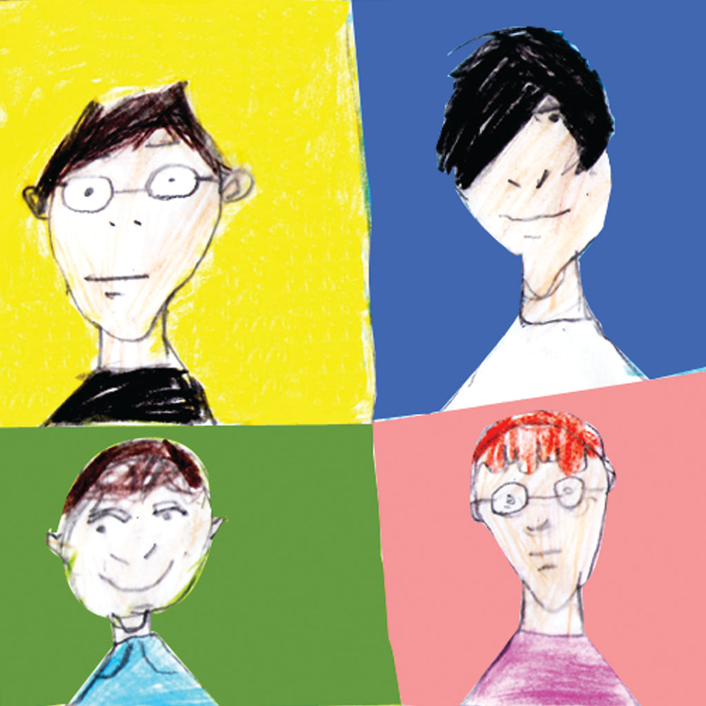Lunch Lady - issue 3 - album covers drawn by a 6 year olds