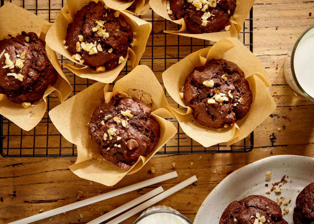 Zucchini Chocolate Muffins