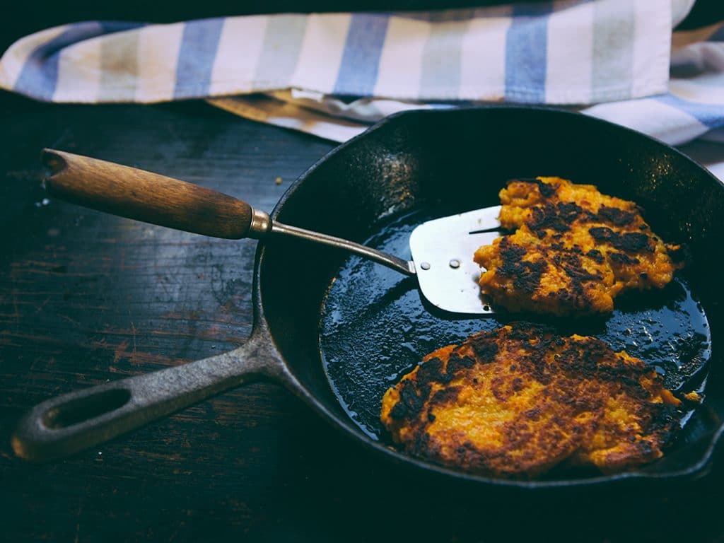 Crispy, Carrot, Cumin and Cous Cous Fritters