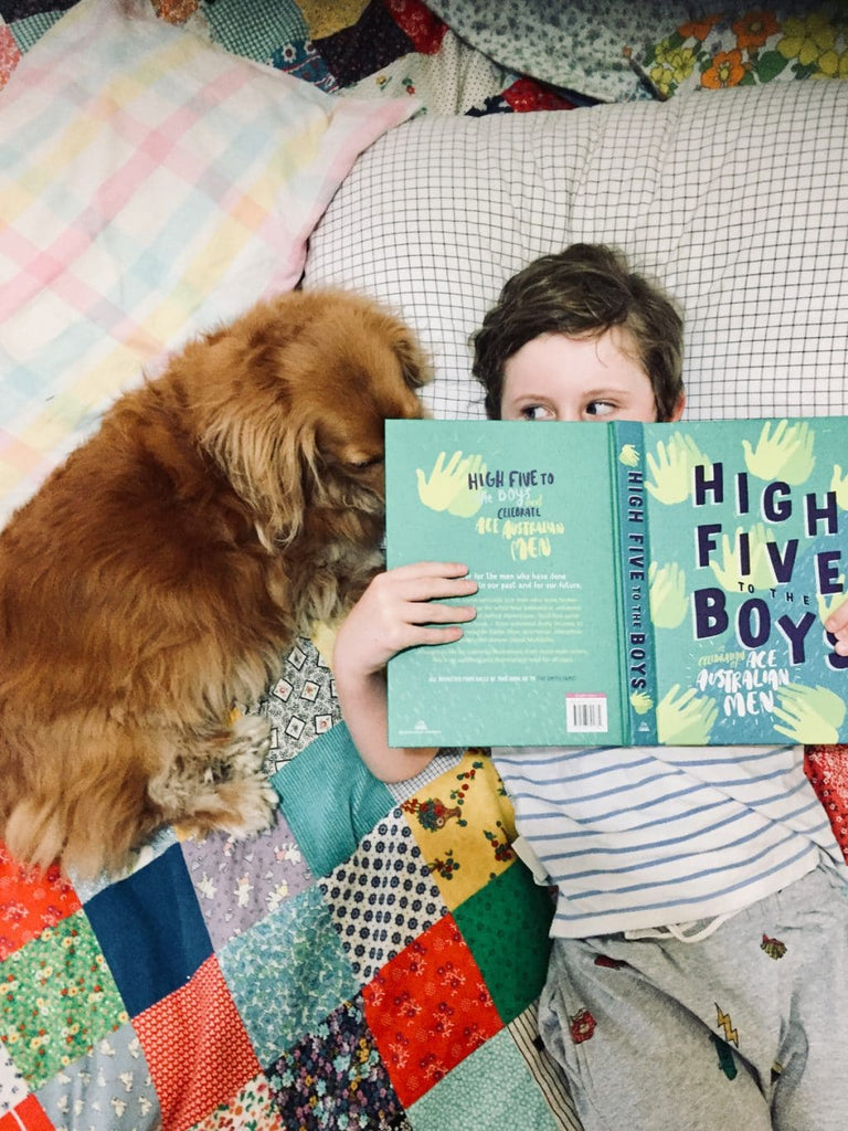 A chat with publisher Holly Toohey about High Five for the Boys