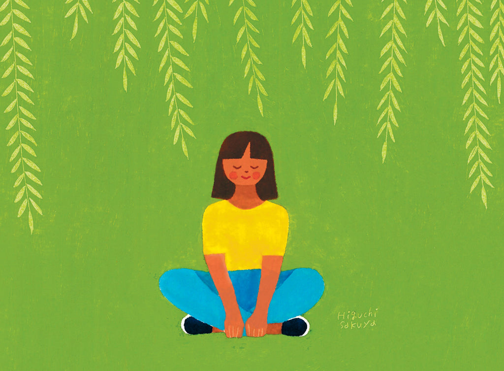 teaching children mindfulness using a sit spot in nature for Lunch Lady Magazine